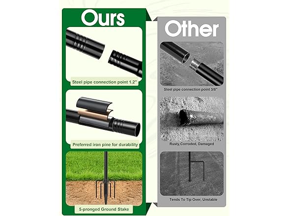 Shepherd Hook for 14'' x 20'' Flags