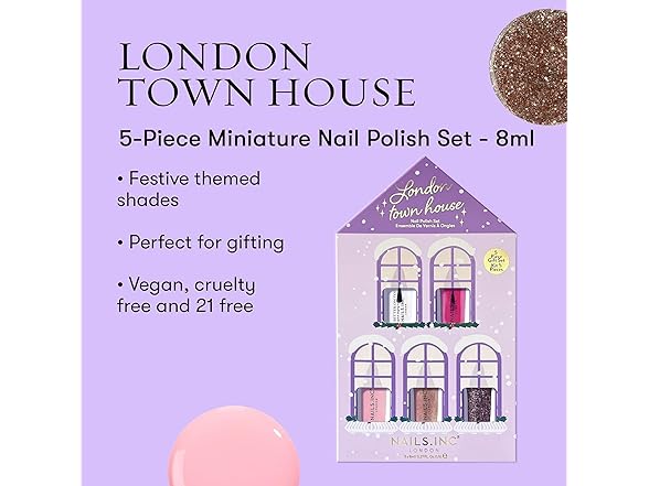 Nails Inc London Town House Nail Polish Set
