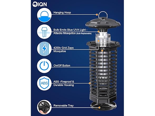 IQN Bug Zapper Outdoor