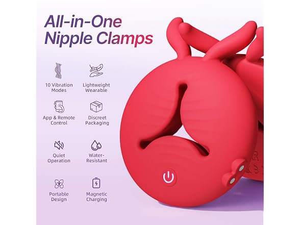 WEIXCH Vibrating Nipple Clamps
