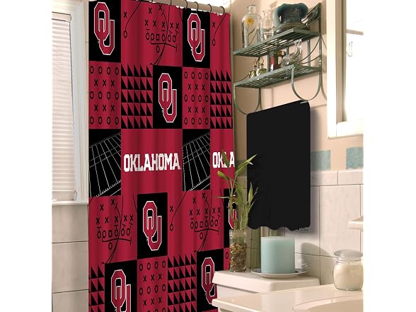 Northwest NCAA Colorblock Shower Curt