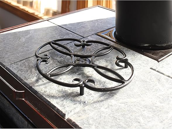 Clover Wrought Iron Trivet
