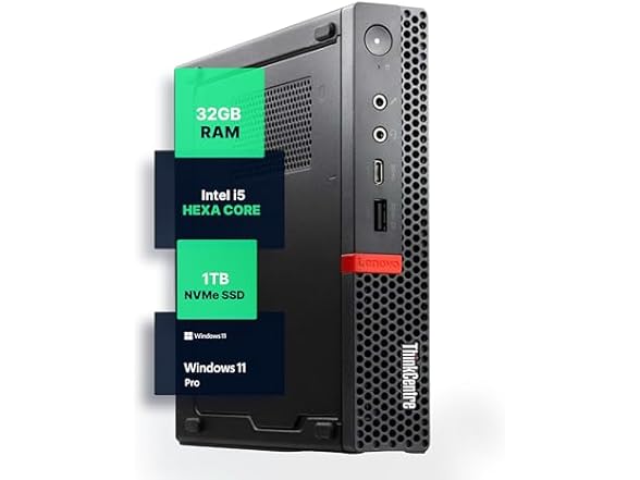 Lenovo M720Q ThinkCentre Mini PC 32GB 1TB