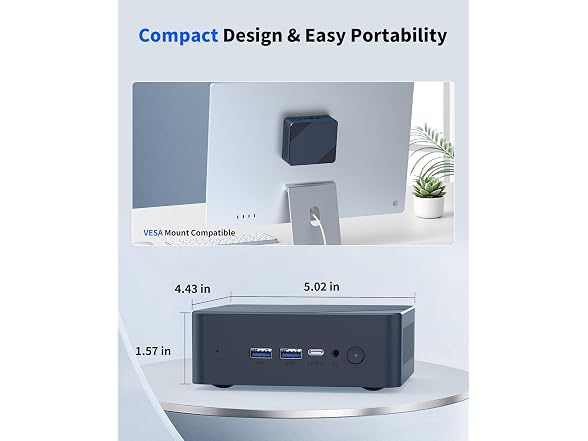 Getorli Mini PC Ryzen 5 3501U 16GB Ram