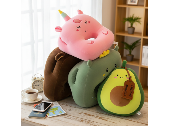 3P Experts Cute Animal Travel Nap Pillow