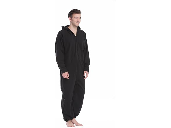 Xmascoming Women (XL) Men's Hooded Fleece Pajamas