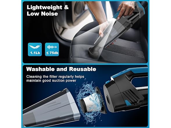 Zokerlife SP-003E ZOKER Direct Stick Vacuum, Cordless 