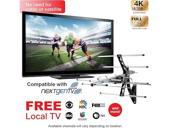 UltraPro Outdoor HD Long Range TV Antenna