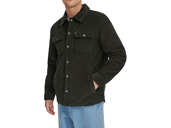 Levis Mens Corduroy Shirt Jacket