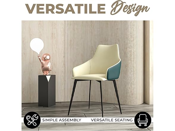 LeisureMod Sonnet Leather Dining Chair