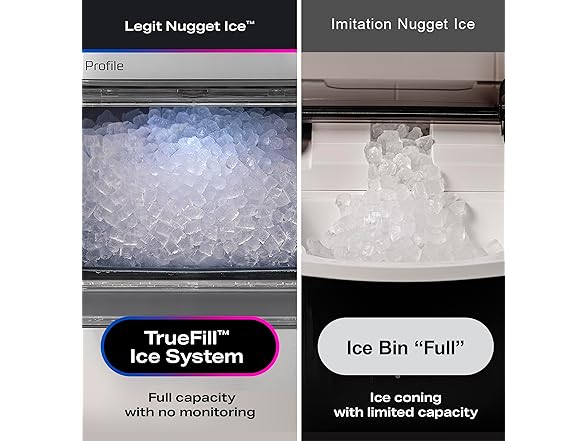 GE Profile Opal 2.0 Ultra Nugget Ice Maker, Black - Gallery 4