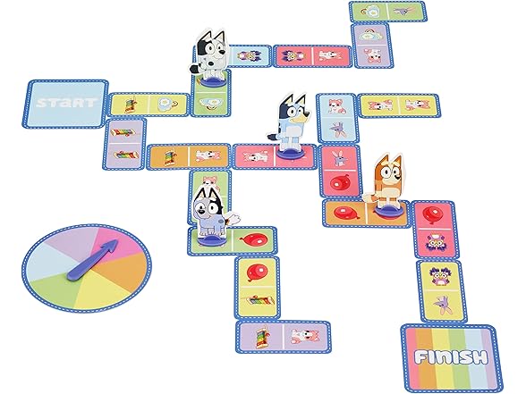 Bluey Hopscotch, Multicolor (17140)