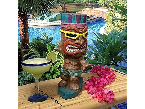 Design Toscano Kahuna Tiki Surfer Dude Statue