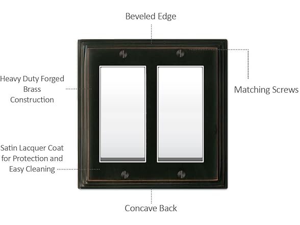 Switch Hits Oil Rubbed Bronze Plate