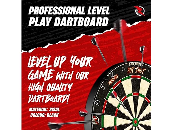 Ruthless Hot Shot Dart Board