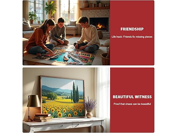 1000 Piece Jigsaw Puzzles (2-Pack)