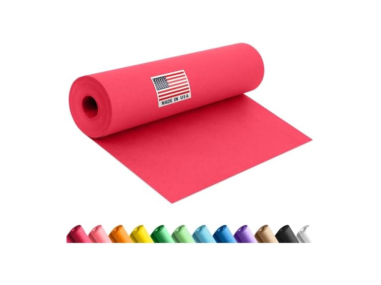 Paclord Paclord 12" x 1200" (100 ft) Red Construction Pape