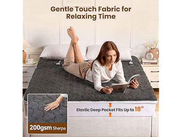 Queen Multi-Zone Heated Matress Pad