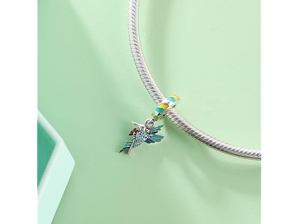 dazlily Hummingbird Dangle Charm 925