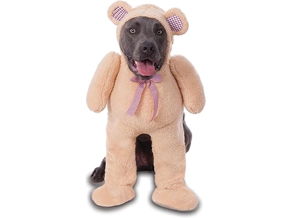 Rubies Walking Teddy Bear Pet Costume for Dog