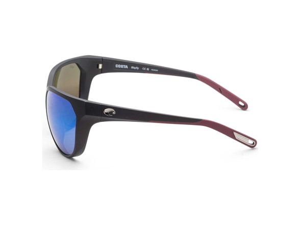 Matte Black/Blue Mirror