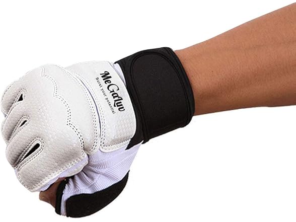 Kickboxing Gloves for Women Kids Men (White XL)