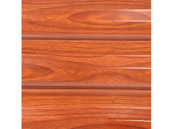 Sunnydaze 11.75" H Raised Metal Garden Bed, Woodgrain