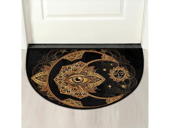 Lunar Half Circle Door Mat