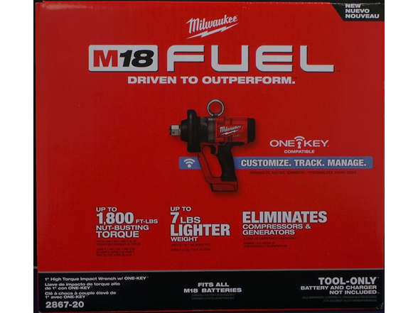 Milwaukee 2867-20 M18 FUEL 1" HTIW Impact Wrench