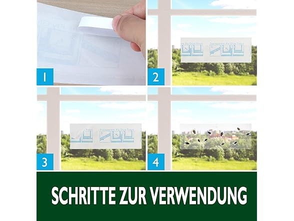 Garsum Window Fly Traps, 48-Pack