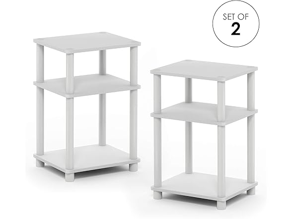 Furinno Just 3-Tier Turn-N-Tube End Table