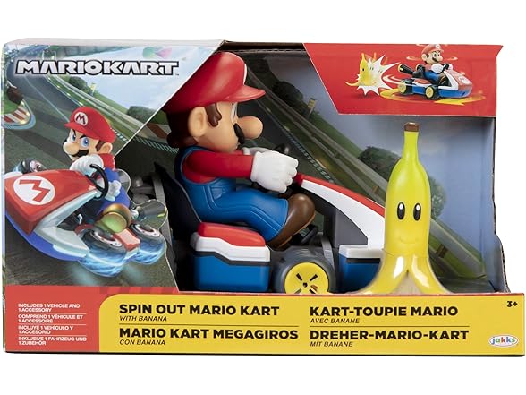 Spin Out Mariokart Mario Racer Vehicle