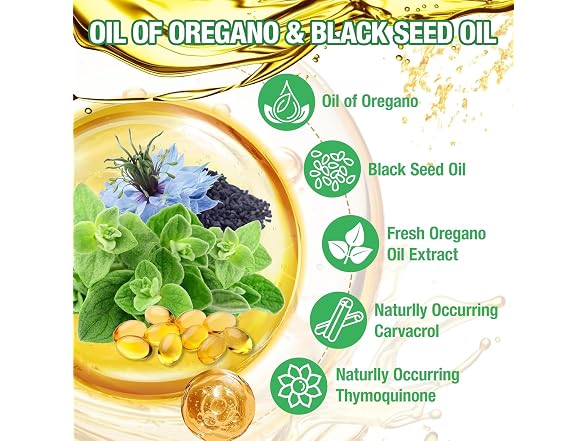 Oil of Oregano with Black Seed Oil
