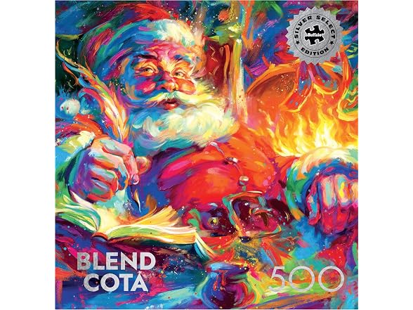 Santa Checks Twice - 500 Piece Jigsaw Puzzle