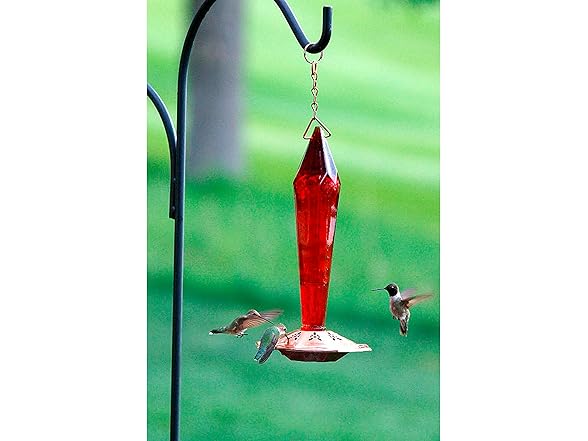 Songbird Essentials Ruby Faceted Glass H