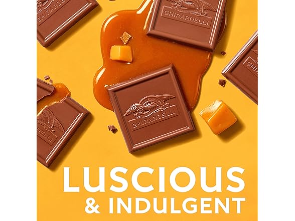 Ghirardelli Milk Choc Caramel Squares 13oz