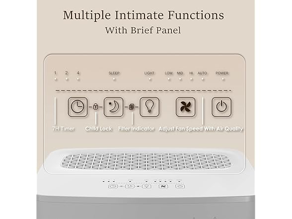YIOU White Air Purifier for Large Room