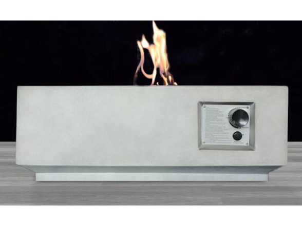 Tunearary 30" Square Concrete Gas Fire Pit Table