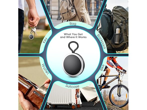 BowenBo 4-Pack Air Tracker Tags