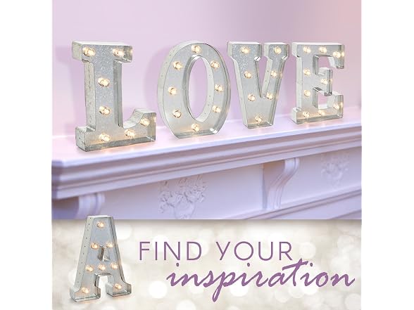 Darice Silver Metal Marquee Letter – Y -