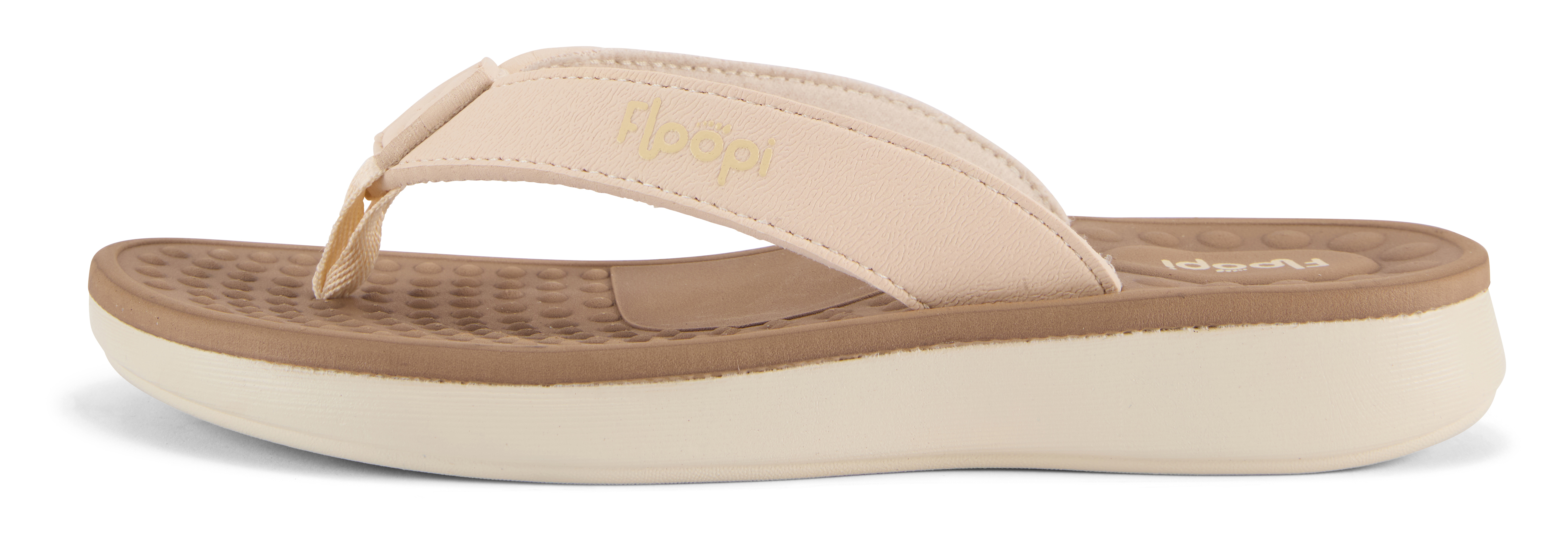 Womens Vegan Leather Thong Flip Flop - Gallery 13