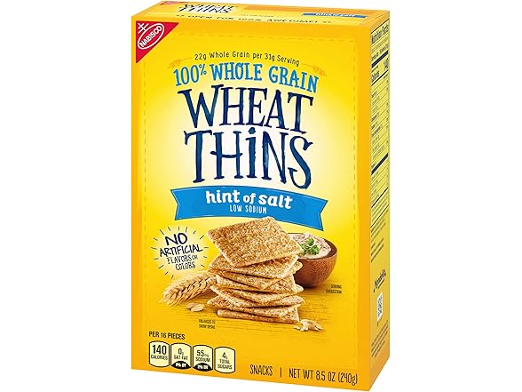 Wheat Thins Low Sodium 8.5oz (1pk)