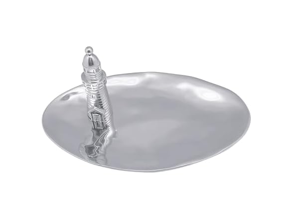 MARIPOSA LIGHTHOUSE 3D OVAL PLATTER
