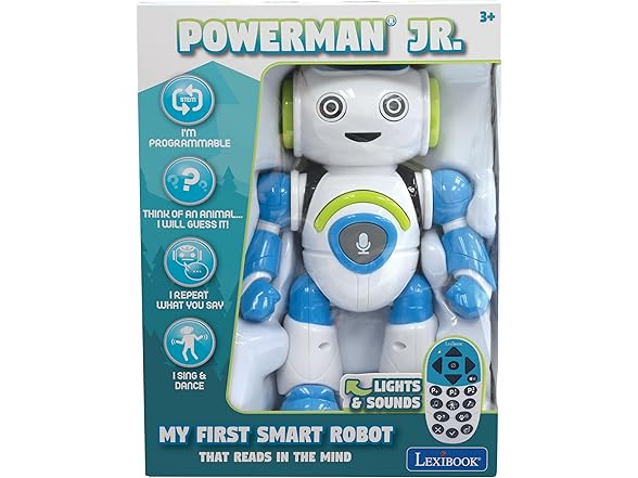 LEXiBOOK Powerman Jr. Smart Interactive Toy Robot