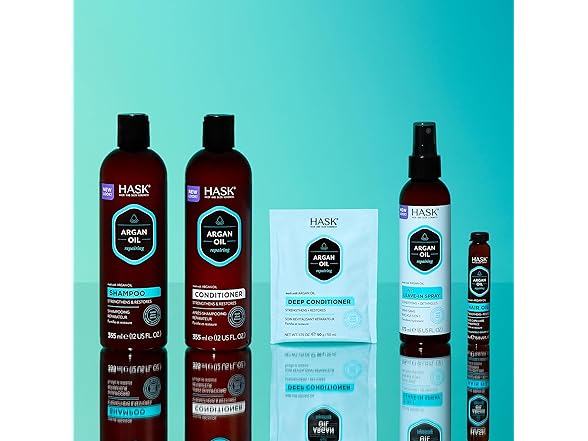 Hask Argan Oil Repairing Shine Hair Oil 5/8 oz