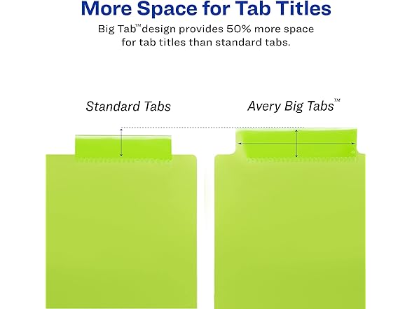 Avery 8-Tab Dividers for 3 Ring Binders