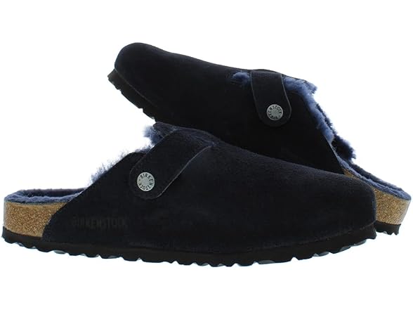 Birkenstock Unisex Boston Shearling Midnight (40 EU)
