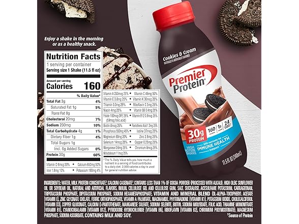 Premier Protein Cookies & Cream