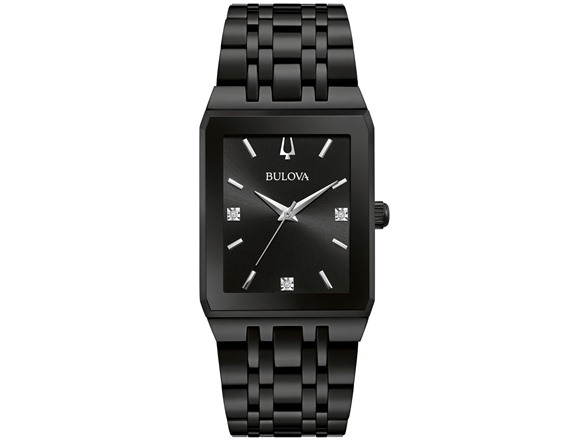 Bulova Men's Modern Diamond Quadra Quartz Watch