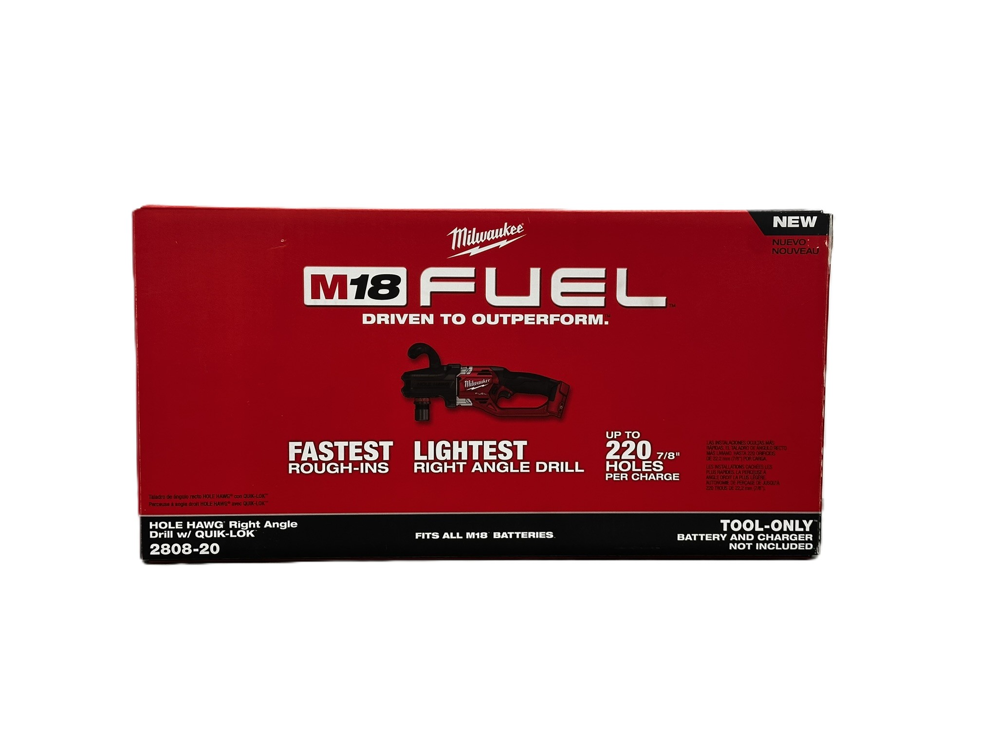 Milwaukee 2808-20 M18 Brushless Right Angle Drill - Gallery 4